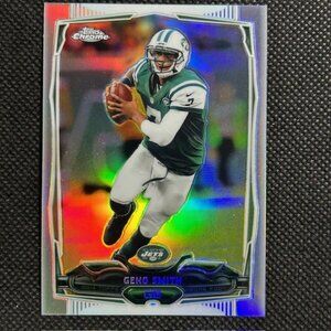 Geno Smith 2014 Topps Chrome Silver Holo Refractor #28 New York Jets
